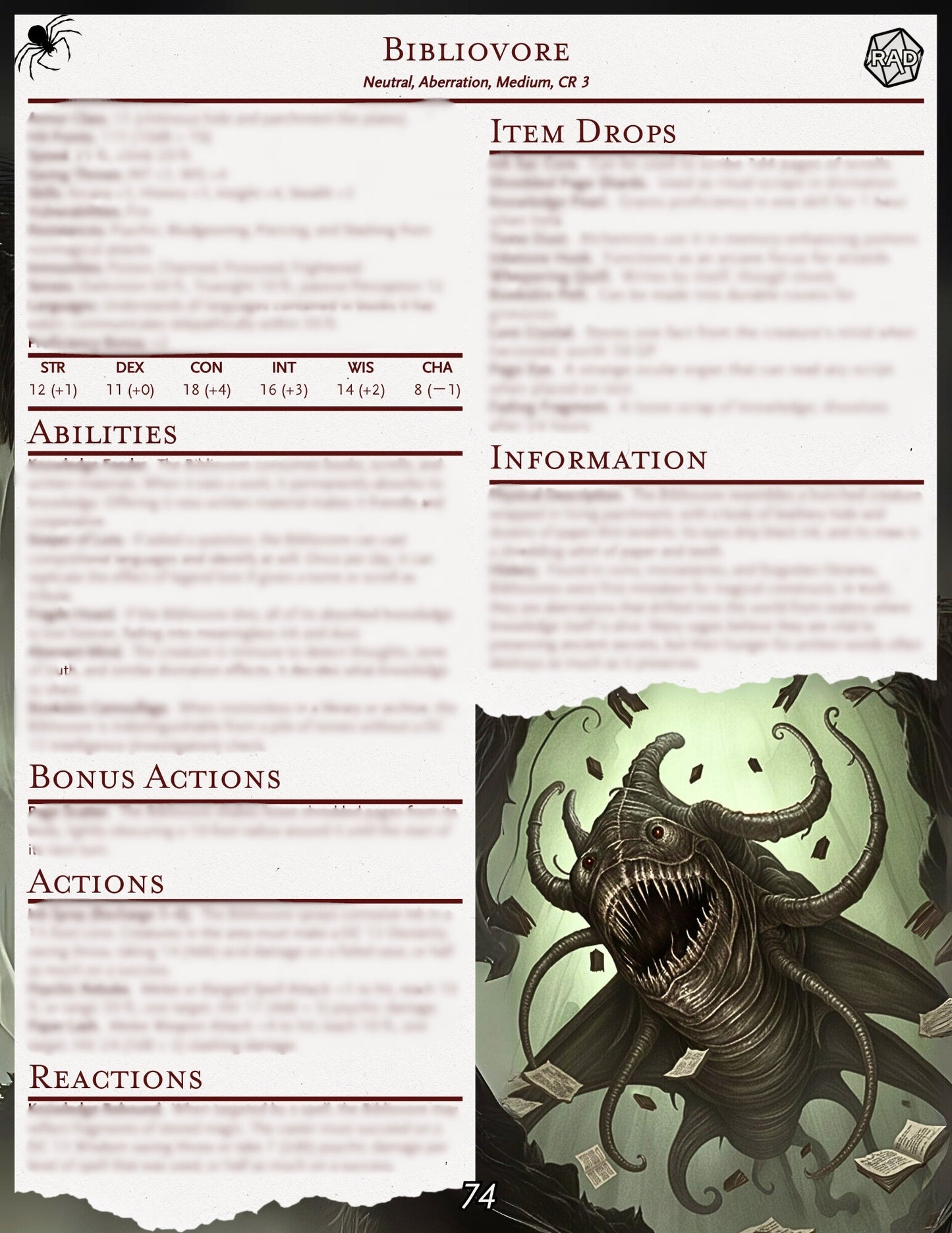 Beyond the Bestiary - DnD 5e Digital Download