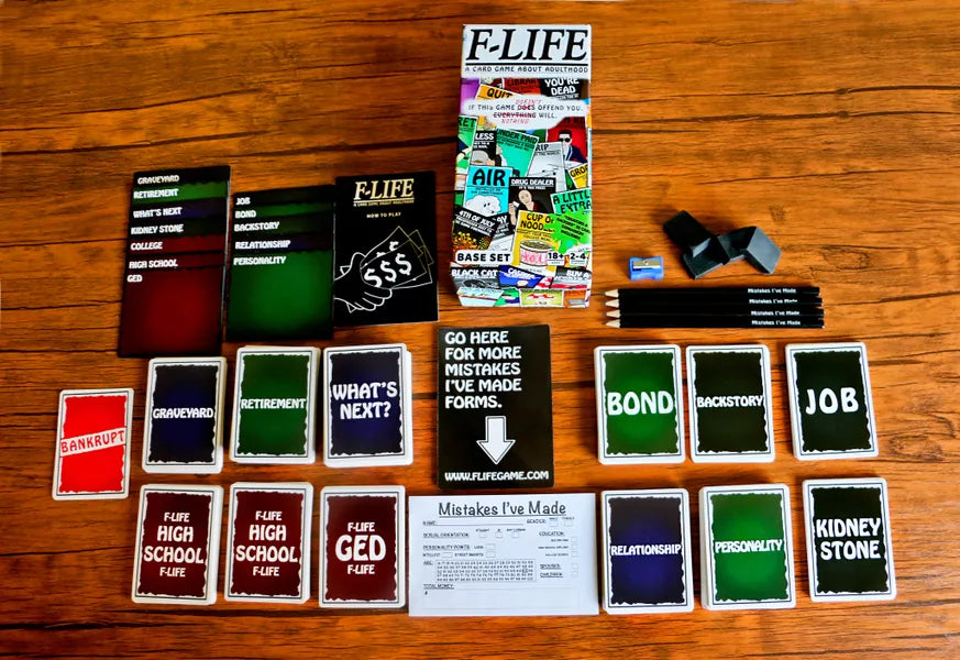 F-Life: A Card Game About Adulthood