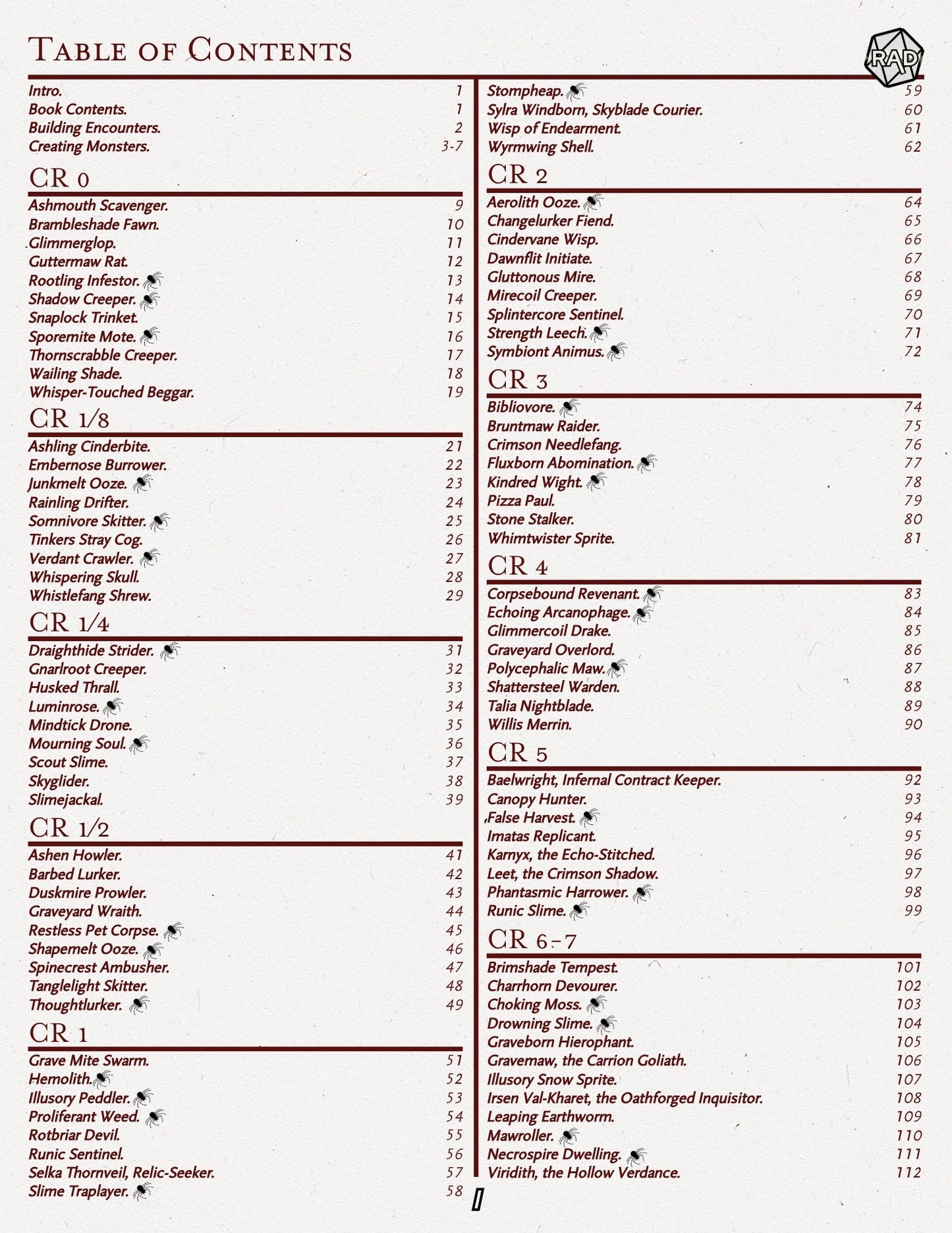 Beyond the Bestiary - DnD 5e Digital Download