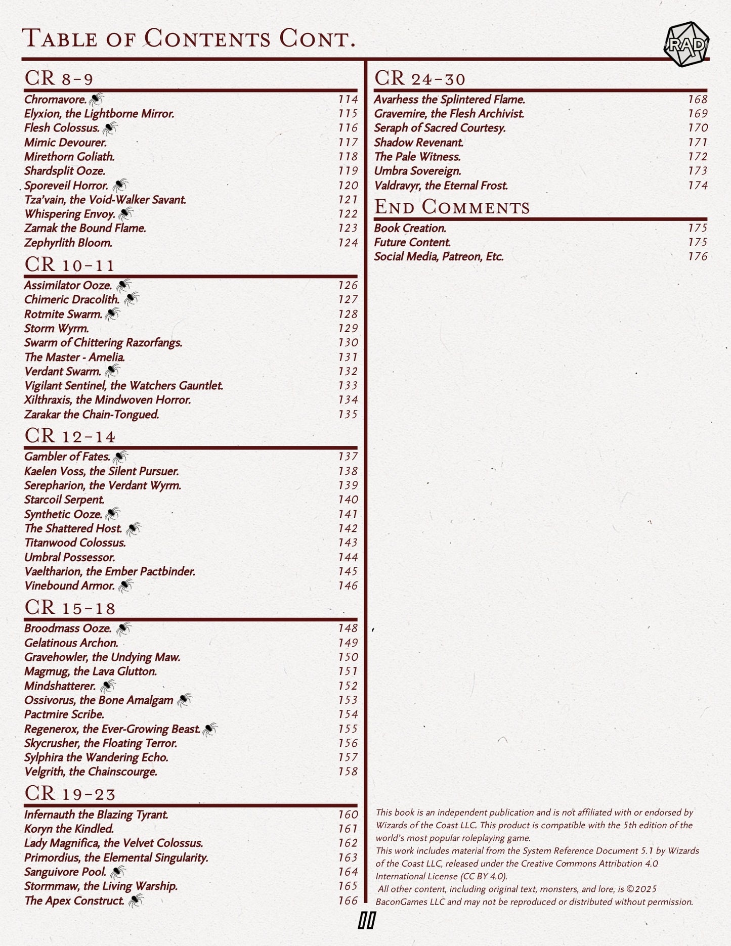 Beyond the Bestiary - DnD 5e Digital Download