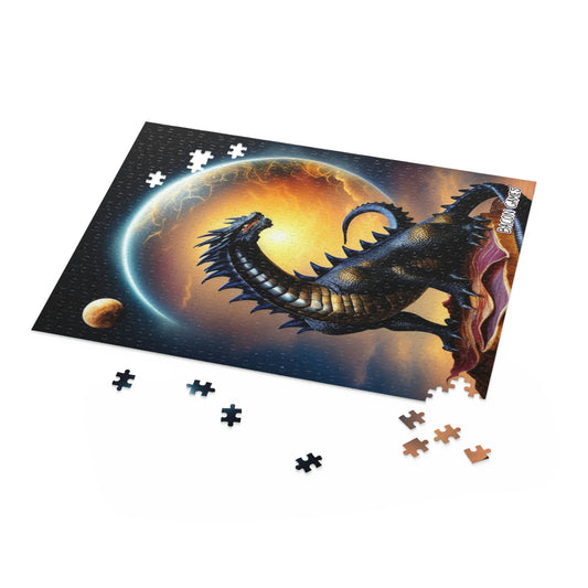 Black Dragon - Puzzle (120, 252, 500-Piece)